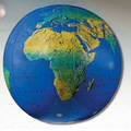 Dark Blue Inflatable Topographical Globe (27")